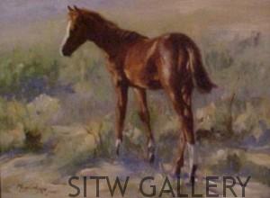 mp_destiny destiny, horse oil painting, by Margo Petterson