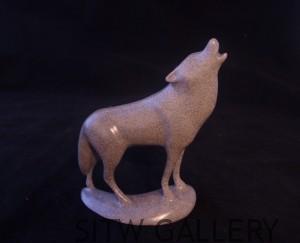 Call of the Wild wolf sculpture Robert Deurloo