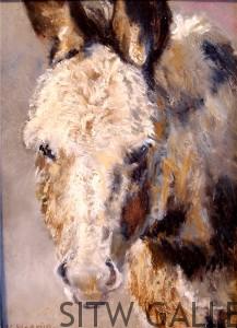 delilah burro oil painting karen bonnie
