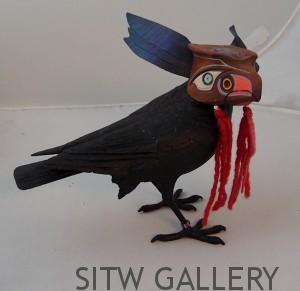 mystic raven wood sculpture david caricato