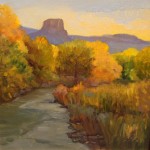 Golden Clear Creek, oil painting by Gayle Crites