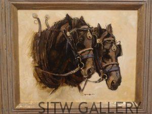 The Dependables, oil painting, Karen Bonnie