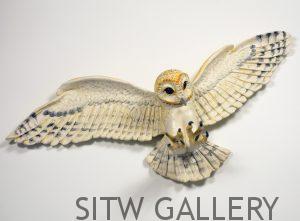 Wall Owls, ceramic, Paula Wenzl Bellacera