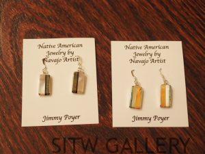 Jimmy Poyer Inlay Earrings