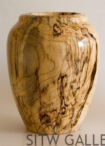 Spalted Hackberry with Sleeping Beauty Turquoise Inlay, Richard Fitzgerald, RF1-1282