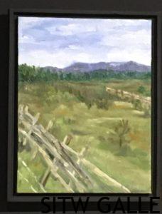 #1209 Kenosha Pass Oil 10" x 14" Image, 12.5" x 15.5" Framed $225.00