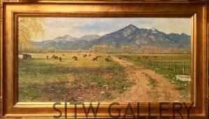 May in Taos, oil painting by Nikolo Balkanski, NB1-35