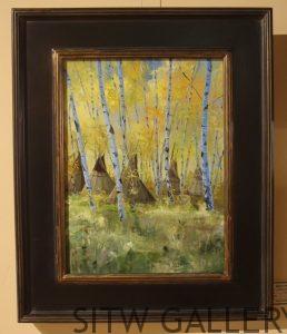 Autumn Camp, by Jim Hagstrom, JH1-66