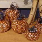 Glass pumpkins, piece unique, Paul Lockwood
