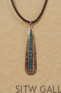 Villa Grove Turquoise Necklace, by Randy Christensen, RC1-267