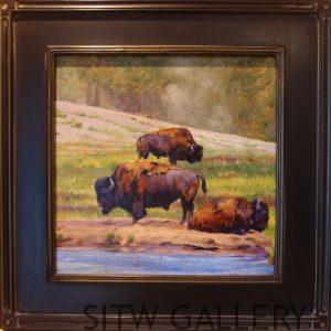 Easy Times in Lamar Valley, by Sonia Reid, SR1-43