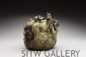 Spring Foal Crop, bronze, by Tammy Lynne Penn, TB3-343