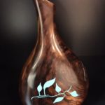 # 229 vase $250.00 front 9.5" x 6 x 2.5"