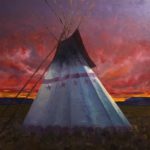 #90 Season of the summer grass 36x36 wrap $4200.