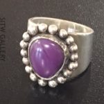 #R-4(A) Sterling Silver Ring Sugilite Stone $400.00