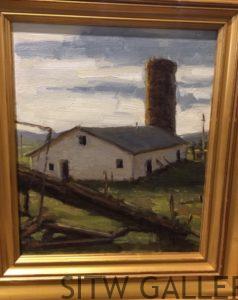 #7 Izzy's Farm 11" x 14"/17.5"x15" $650.00