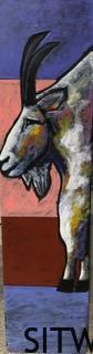 #Tg2-leland-379 Mtn. Goat 36" h x 9" w $295.00