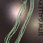 #253-2 Cara Terry Navajo Turq Heshi 5 strnd $315.00 28"