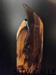 #LF1-291 Turq Inlay Plaque 14" h x 5" w $150.00