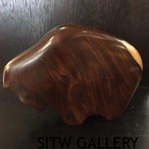 LF1-274 Turq Inlay Ironwood Buffalo 3.5"hx 5"l x 2"w $175.00